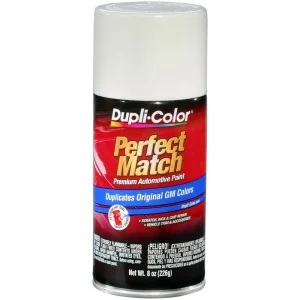 Dupli-Color Perfect Match Premium Automotive Paint General Motors White 11 WA3967 Aerosol 8 OZ BGM0