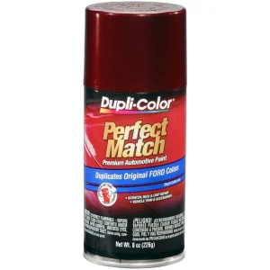 Dupli-Color Perfect Match Premium Automotive Paint Ford Dark Toreador Red (JL, JM) Aerosol 8 OZ BFM