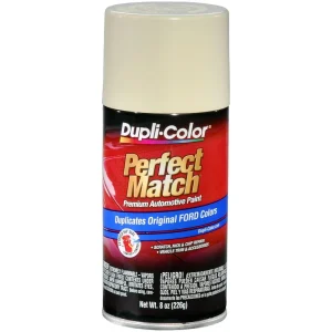 Dupli-Color Perfect Match Premium Automotive Paint Ford Wimbledon White (M,9A) Aerosol 8 OZ BFM0041