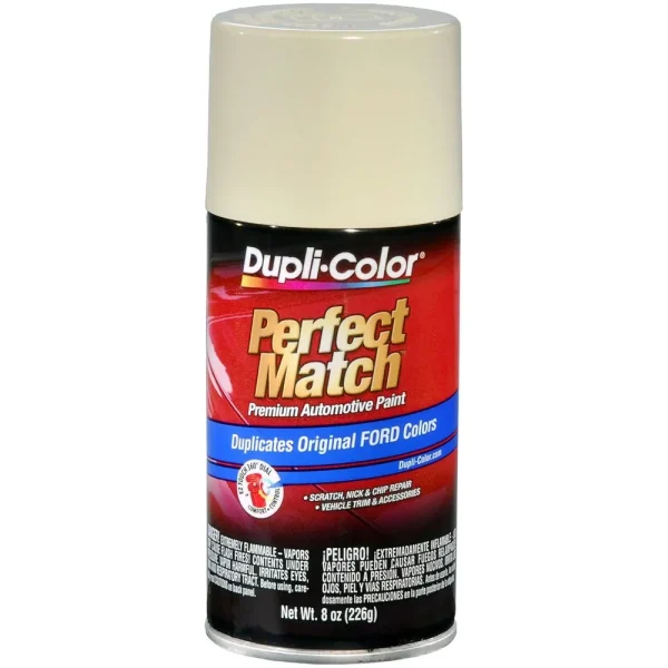 Dupli-Color Perfect Match Premium Automotive Paint Ford Wimbledon White (M,9A) Aerosol 8 OZ BFM0041