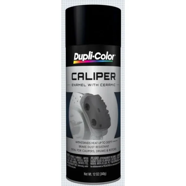 Dupli-Color Caliper Aerosol Paint Matte Black Aerosol 12 OZ BCP105