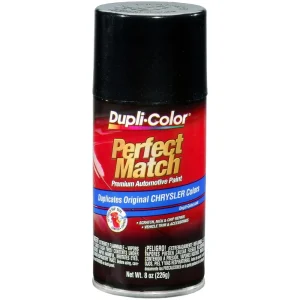 Dupli-Color Perfect Match Premium Automotive Paint Chrysler Brilliant Black Pearl (PXR,AXR) Aerosol