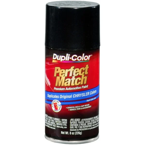 Dupli-Color Perfect Match Premium Automotive Paint Chrysler Brilliant Black Pearl (PXR,AXR) Aerosol