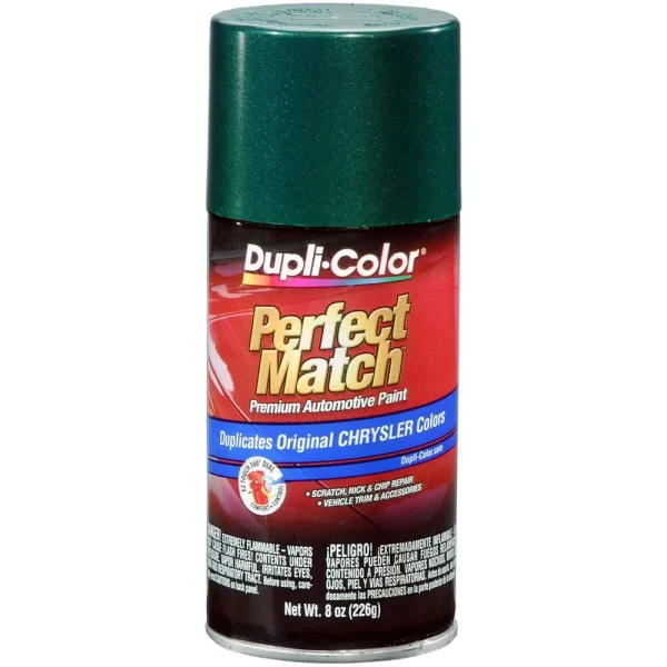 Dupli-Color Perfect Match Premium Automotive Paint Chrysler Forest Green Pearl (PG8) Aerosol 8 OZ B