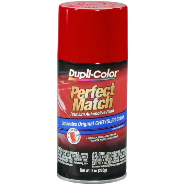 Dupli-Color Perfect Match Premium Automotive Paint Chrysler Flame Red (PR4) Aerosol 8 OZ BCC0419