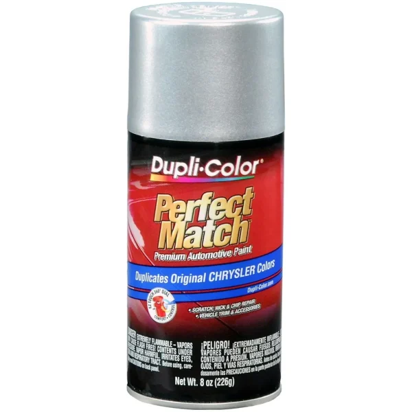 Dupli-Color Perfect Match Premium Automotive Paint Chrysler Bright Silver (M) (PS2) Aerosol 8 OZ BC