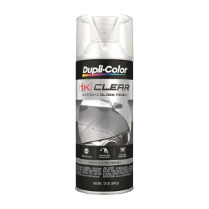Dupli-Color 1K Clear 1KCG 1K CLEAR GLOSS Aerosol 12 OZ 1KCG