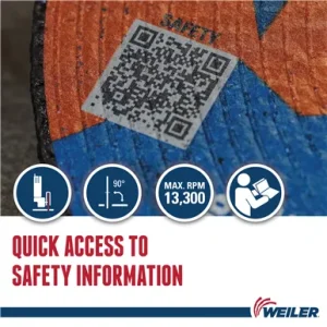 Weiler 58000 4-1/2″ x .045″ TIGER ZIRC Type 1 Cut-Off Wheel, Z60T, 7/8″ A.H., 25/BOX
