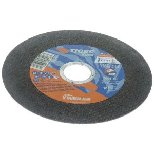 Weiler 58006 5″ x 1mm TIGER ZIRC ULTRACUT Type 1, Z60T, 7/8″ A.H., 50/BOX
