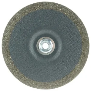 Weiler Tiger Zirc Grinding Wheel w/Hub – 7″ X 1/4″ Type 27 58074