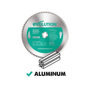 Evolution Power Tools 14 In. Aluminum x 80T x 1 In. Arbor 14BLADEAL