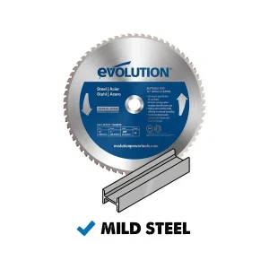 Evolution Power Tools 12 In. Steel x 60T x 1 In. Arbor 12BLADEST