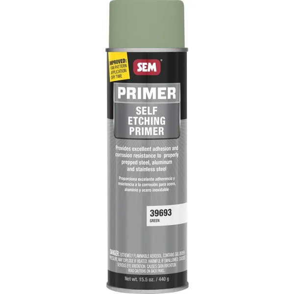 SEM Self Etching Primer – Green 20 oz Can with 16 oz Fill Aerosol Can 39693