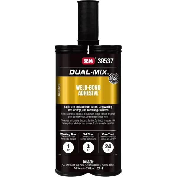 SEM Dual-Mix Weld-Bond Adhesive 7 oz Plastic Cartridge 39537