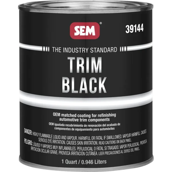 SEM Trim Black Quart Can 39144