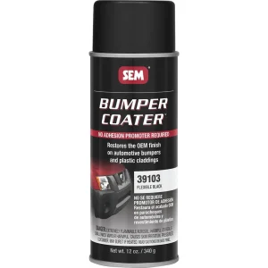 SEM Bumper Coater – Flexible Black 16 oz Can with 12 oz Fill Aerosol Can 39103