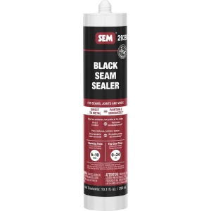 SEM 1K Seam Sealer – Black 10 oz Plastic Tube 29392