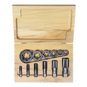 Irwin Hanson 1920 12-pc Hexagon Re-threading Die Sets (HCS) & (HSS) (1 Set)