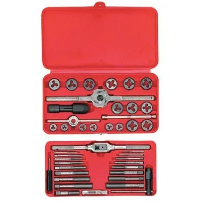 Irwin Hanson 24606 41-pc Machine Screw / Fractional Tap & Hex Die Set (1 Set)