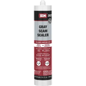 SEM 1K Seam Sealer – Gray 10 oz Plastic Tube 29372