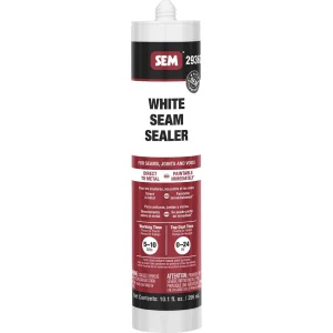 SEM 1K Seam Sealer – White 10 oz Plastic Tube 29362