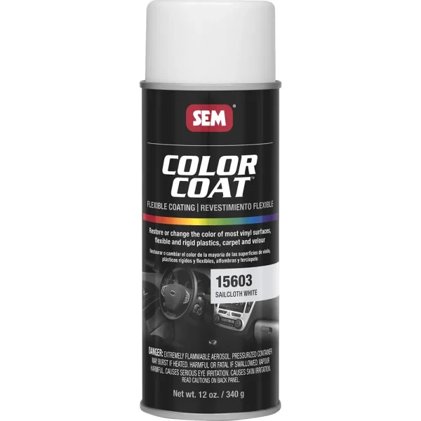 SEM Color Coat – Sailcloth White 16 oz Can with 12 oz Fill Aerosol Can 15603