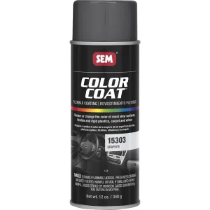 SEM Color Coat – Graphite 16 oz Can with 12 oz Fill Aerosol Can 15303