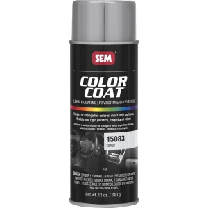 SEM Color Coat – Silver 16 oz Can with 12 oz Fill Aerosol Can 15083