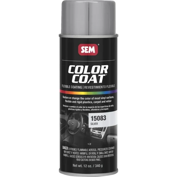 SEM Color Coat – Silver 16 oz Can with 12 oz Fill Aerosol Can 15083