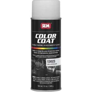 SEM Color Coat – Low Luster Clear 16 oz Can with 12 oz Fill Aerosol Can 13023