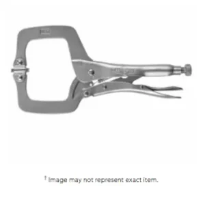 Irwin Vise-Grip 11SP Locking C-Clamps with Swivel Pads, Jaw Opens to 3 7/8 in, 11 in Long (1 EA)