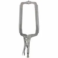 Irwin Vise-Grip 18SP Locking C-Clamps with Swivel Pads, Jaw Opens to 8 in, 18 in Long (1 EA)