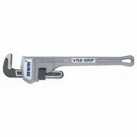 Irwin Vise-Grip 2074118 Aluminum Pipe Wrenches, Drop Forged Steel Jaw, 18 in (1 EA)