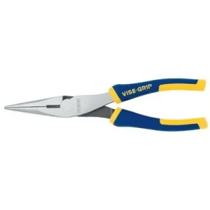 Irwin Vise-Grip 2078218 Long Nose Pliers, Chromium Steel (1 EA)