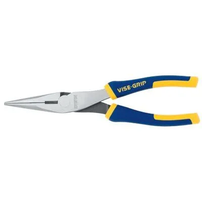 Irwin Vise-Grip 2078218 Long Nose Pliers, Chromium Steel (1 EA)