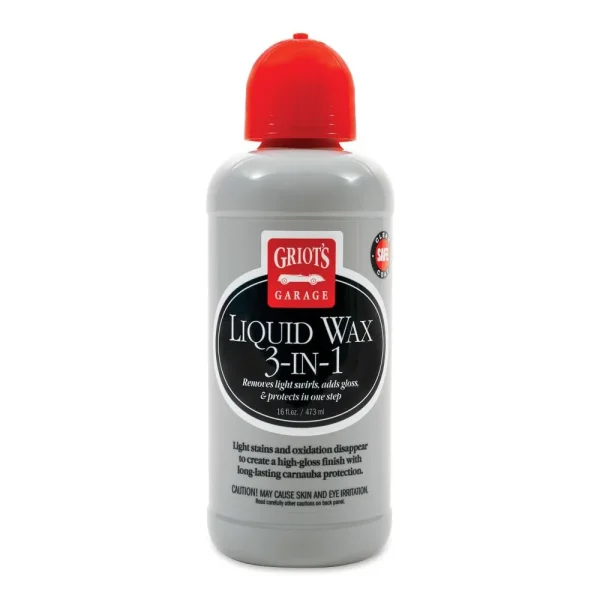 Griot’s Garage Liquid Wax 3in1 16oz 11013