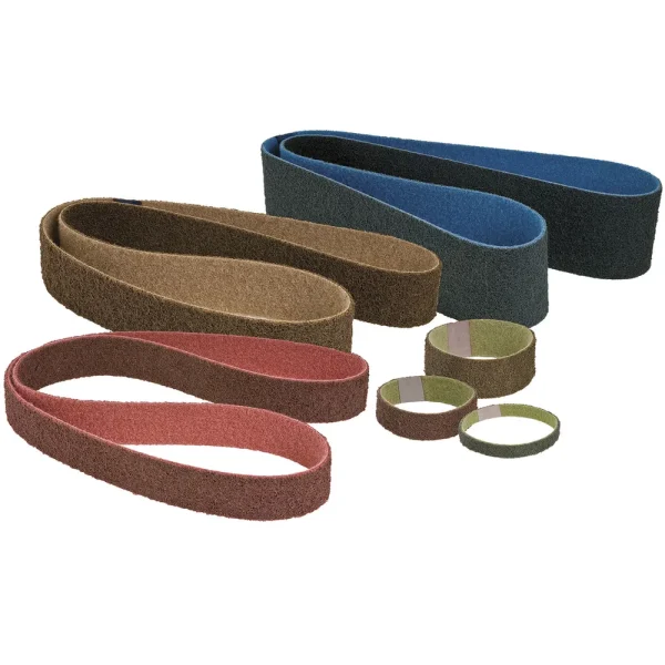 CGW Abrasives 59284 Surface Conditioning Belts – MEDIUM – MAROON – Size 3-1/2 x 15-1/2, 10/BOX
