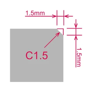 SP Air Tools Replacement Blade for SP7252F Set of 3 252 C1.5 3P
