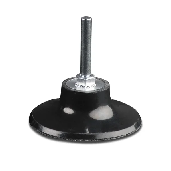 CGW Abrasives 59734 Rubber Holder Pads – 1-1/2 – 4″ Roll On / Turn On – Roll On – External Thread, 5/BOX