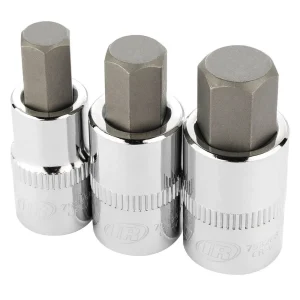 Ingersoll Rand Hand Tools 3 Piece 1/2 In. Drive Metric Hex Bit Socket Set 752029X