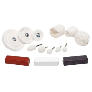 Fairmount Tools 14 Piece Aluminum Polishing and Buffing Kit