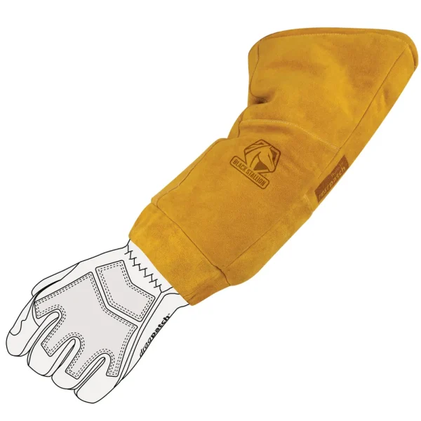 Black Stallion 60-1232 BSX® 16″ Split Cowhide Sleeve/Glove Extender