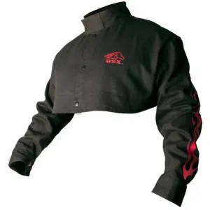 Black Stallion BSX FR Cotton Welding Cape Sleeves BX21CS