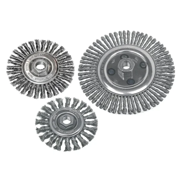 CGW Abrasives 60012 Knot Wire Wheel Brushes – USA Made – Size 4, 6/BOX