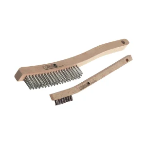 CGW Abrasives 60207 Scratch Brushes – Economy Shoe Handle Scratch Brush – Size 4 x 16 Rows, 12/BOX