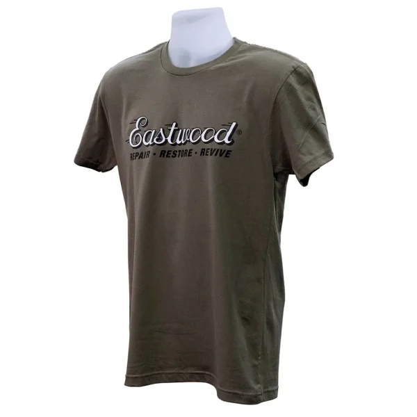 Eastwood Repair Restore Revive Military Green T-Shirt Medium