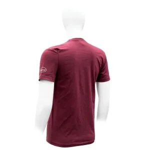 Eastwood Classic Checkered Wheel Logo T-Shirt – Maroon