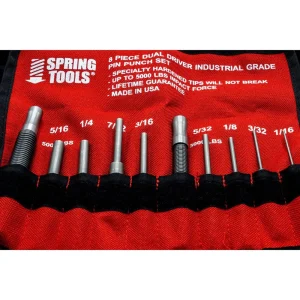 Spring Tools 10 Piece Steel Pin Punch Set IPPS20