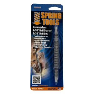Spring Tools Combination 2/32″ Nail Starter & 2/32″ Nail Set 32R42-1