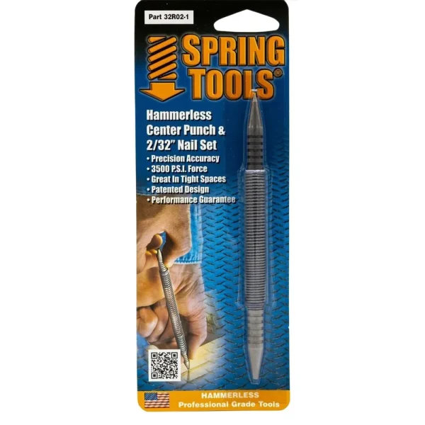 Spring Tools Combination Center Punch & 2/32 Nail Set 32R02-1